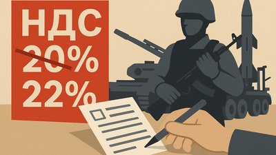 Минфин РФ предложил повысить НДС до 22% и снизить льготный порог до 10 млн руб