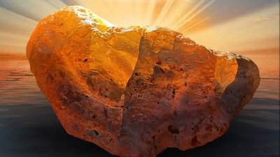 Самородок «Яблочный» весом более одного килограмма добыли в Приморском карьере