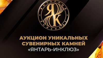 Калининградский янтарный комбинат проведет первый аукцион инклюзов на специальной онлайн-площадке