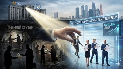 «Охота» на конверты: Роструд вывел из тени миллион работников, а контроль за бизнесом ужесточается