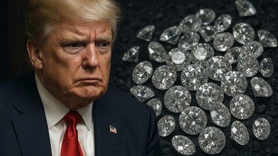 Тарифная война Трампа перекраивает мировой алмазный рынок