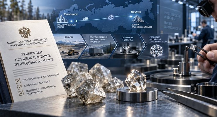 Минфин определил, как огранщики будут получать российские алмазы: новый кластер заработает с марта 2027 года