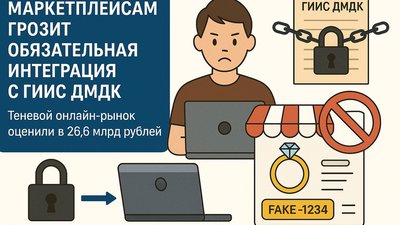 Маркетплейсам грозит обязательная интеграция с ГИИС ДМДК: общественники оценили теневой онлайн-рынок в 26,6 млрд рублей