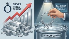 Pandora меняет стратегию: платиновое напыление вместо чистого серебра на фоне ценового шока