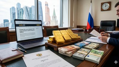 Минфин РФ в мае направит 110,3 млрд рублей на закупку золота и валюты