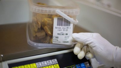 Янтарный комбинат на первом открытом аукционе продал 21 лот на почти 1 млн рублей