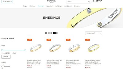 SOKOLOV запустил собственный сайт в Германии