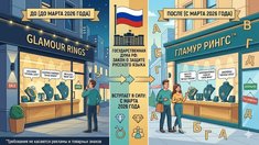 Как новый закон о защите русского языка изменит ювелирные коллекции и вывески с марта 2026 года