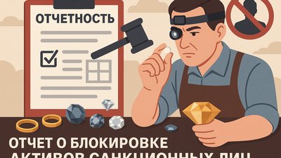 ФПП вводит обязательную квартальную отчетность: Ювелирам придется докладывать о блокировке активов санкционных лиц