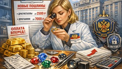 Ювелирный контроль дорожает: утверждены новые пошлины Пробирной палаты