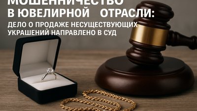 Мошенничество в ювелирной отрасли: дело о продаже несуществующих украшений направлено в суд