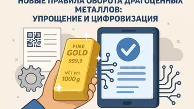 Новые правила оборота драгоценных металлов: упрощение и цифровизация