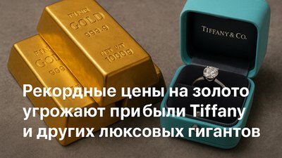 Рекордные цены на золото угрожают прибыли Tiffany и других люксовых гигантов