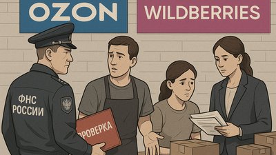ФНС начала масштабные проверки OZON и Wildberries из-за серых зарплат и нелегального трудоустройства