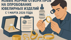 ФПП утвердила новые нормы отбора проб на опробование и анализ ювелирных изделий: приказ вступает в силу с 1 марта 2026 года