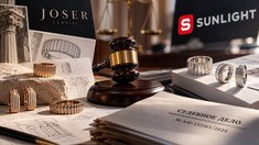 SUNLIGHT оспаривает взыскание 17,3 млн рублей за дизайн украшений Joser: кому принадлежат популярные модели украшений?