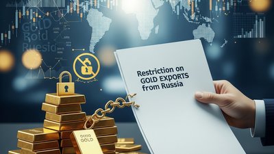 Россия рассматривает ограничение на вывоз золота физическими лицами