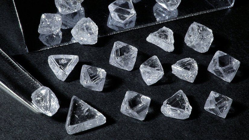 Статистические данные по экспорту и импорту необработанных природных алмазов Российской Федерации за 3 квартал 2020 года