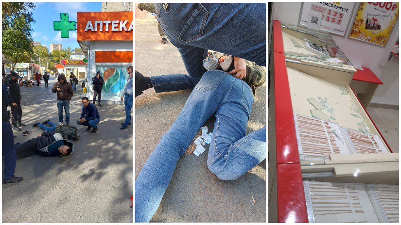 В Ростове-на-Дону задержали подозреваемого в совершении разбойного нападения на ювелирный магазин