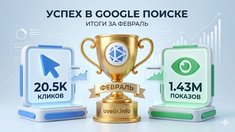 Портал Uvelir.INFO показал отличные результаты в Google Поиске по итогам февраля