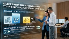 Федеральная пробирная палата сократила сроки лицензирования бизнеса до 2–3 дней