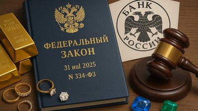 Подписан закон, ужесточающий контроль за оборотом драгоценных металлов и камней