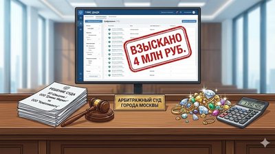 Серия проигрышей: Суд взыскал с ювелирной компании «Комплимента» почти 4 млн рублей, отвергнув доводы об отсутствии договоров