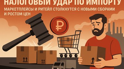 Налоговый удар по импорту: Маркетплейсы и ритейл столкнутся с новыми сборами и ростом цен