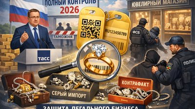 Минфин России констатировал полное закрытие контура прослеживаемости ювелирных изделий