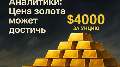 Аналитики: Цена золота может достичь $4000 за унцию