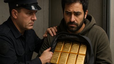 Задержан иностранец с золотом на 89 миллионов рублей в Амурской области