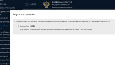 Росфинмониторинг внедрил «умный» контроль: система сама подсказывает порог в 1 млн рублей