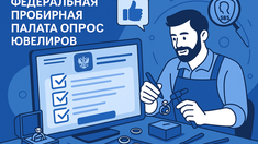 Федеральная пробирная палата проводит опрос ювелиров