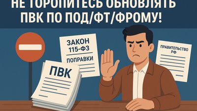 Не торопитесь обновлять ПВК по ПОД/ФТ/ФРОМУ!