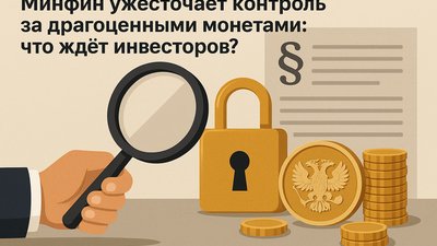 Минфин ужесточает контроль за драгоценными монетами: что ждёт инвесторов?