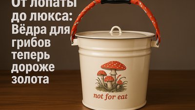 От лопаты до люкса: Вёдра для грибов теперь дороже золота