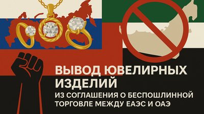 ОПРОС. Часть 2: Почему вы выступаете за вывод ювелирных изделий из Соглашения о беспошлинной торговле между ЕАЭС и ОАЭ?