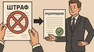 Штрафы для бизнеса могут заменить предупреждениями