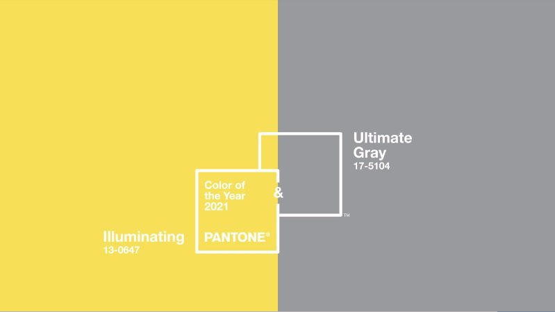 Illuminating и Ultimate Gray: Институт цвета Pantone назвал главные цвета 2021 года