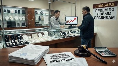 Финансовый уполномоченный повысил тарифы для ломбардов: сколько будет стоить спор с клиентом в 2026 году
