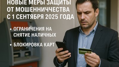 В России введут новые лимиты на снятие наличных с 1 сентября 2025 года для борьбы с мошенничеством