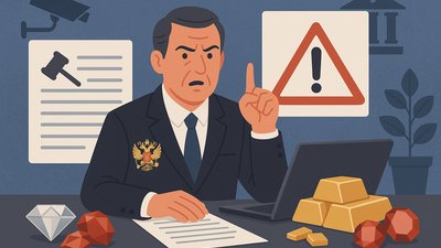 Федеральная пробирная палата напоминает об обязанности сообщать о подозрительных операциях с драгоценными металлами и камнями