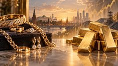 Ювелирная отрасль России ежегодно потребляет около 25 тонн золота