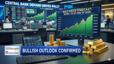 JPMorgan: Золото подорожает до $6300 за унцию к концу 2026 года