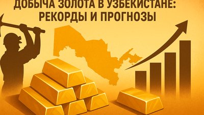 Узбекистан бьет золотые рекорды: Как страна вошла в топ-10 мировых золотодобытчиков