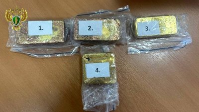 В Забайкалье пресечен вывоз золотых слитков на 21 млн рублей: контрабандист отделался штрафом