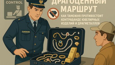 Драгоценный маршрут: Как таможня противостоит контрабанде ювелирных изделий и драгметаллов
