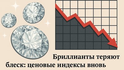 Бриллианты теряют блеск: ценовые индексы вновь снижаются