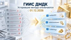 ГИИС ДМДК с 1 декабря отключит семь устаревших методов интеграции: разработчикам ПО необходимо подготовить обновления
