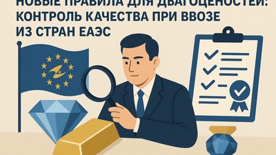 Новый порядок: Правительство РФ ввело обязательное подтверждение характеристик драгметаллов и драгкамней ввозимых из стран ЕАЭС